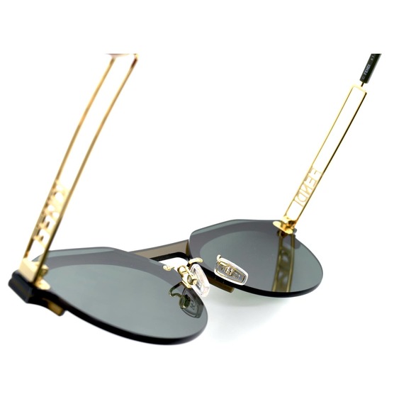 FENDI FE40027U BROWN GREEN MIRROR FF LOGO AUTHENTIC SUNGLASSES - Picture 10 of 10